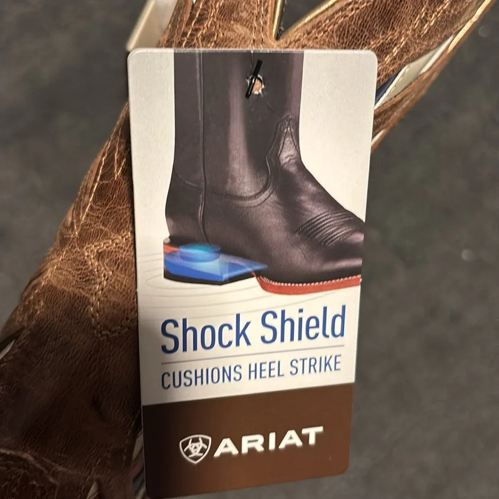 Ariat Longview Burlap Shock Shield & ATS technology,duratread sole,anti-fatigue - Picture 15 of 15